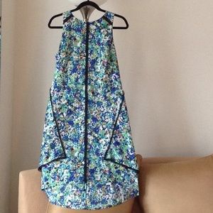 🦋🔥🦋 Ann Taylor - Garden Green 'Hi-Lo' Hem Dress